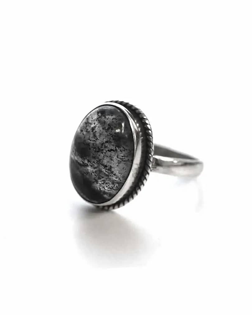 gaia-black-rutilated-quartz-silver-ring-perspective-hellaholics