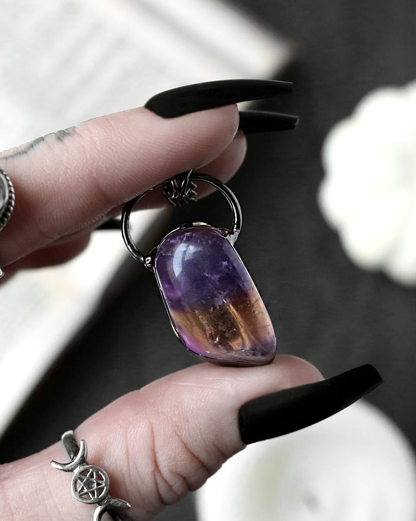 spirit-orb-ametrine-necklace-hellaholics-hand