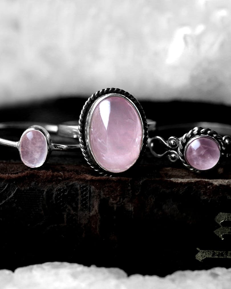 theia-gaia-amaya-rose-quartz-sterling-silver-rings-hellaholics theia-gaia-amaya-rose-quartz-sterling-silver-rings-hellaholics