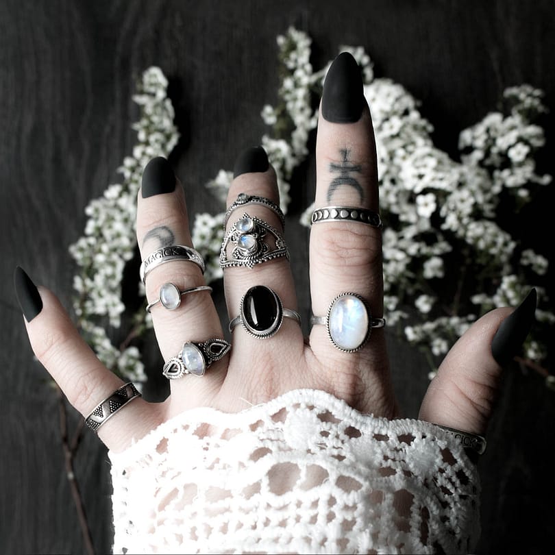 gaia-nea-theia-nalani-moonstone-gaia-onyx-moonphase-magick-sterling-silver-rings-mix-hellaholics