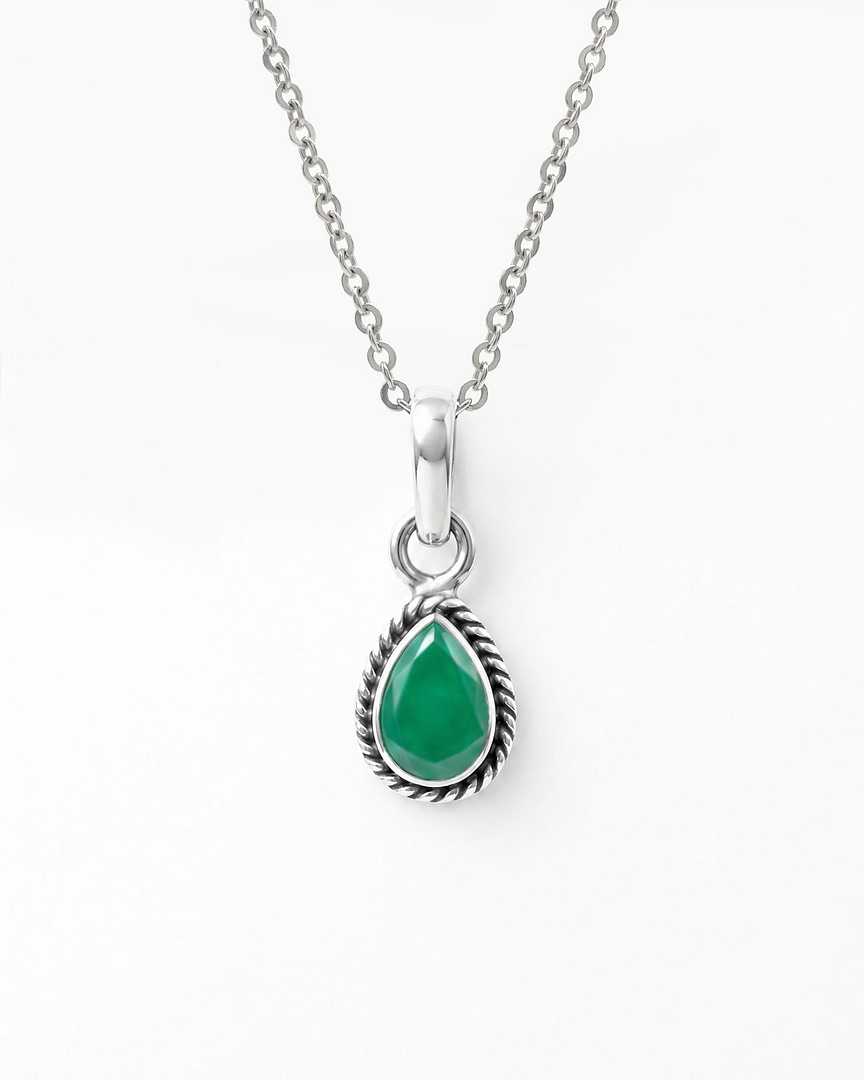 indra-green-onyx-crystal-sterling-silver-necklace-front-hellaholics-look-may-birthstone indra-green-onyx-crystal-sterling-silver-necklace-front-hellaholics-look-may-birthstone