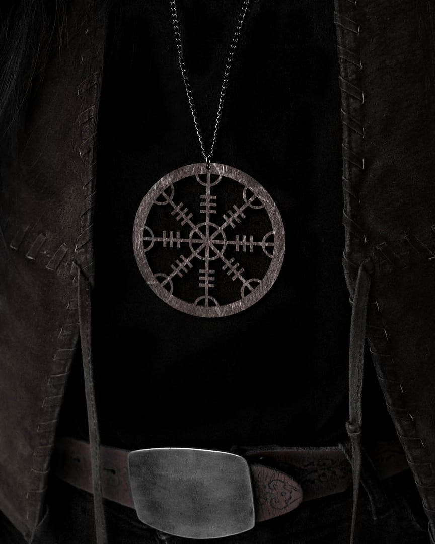 helm-of-awe-birch-wood-necklace-brown-hellaholics helm-of-awe-birch-wood-necklace-brown-hellaholics