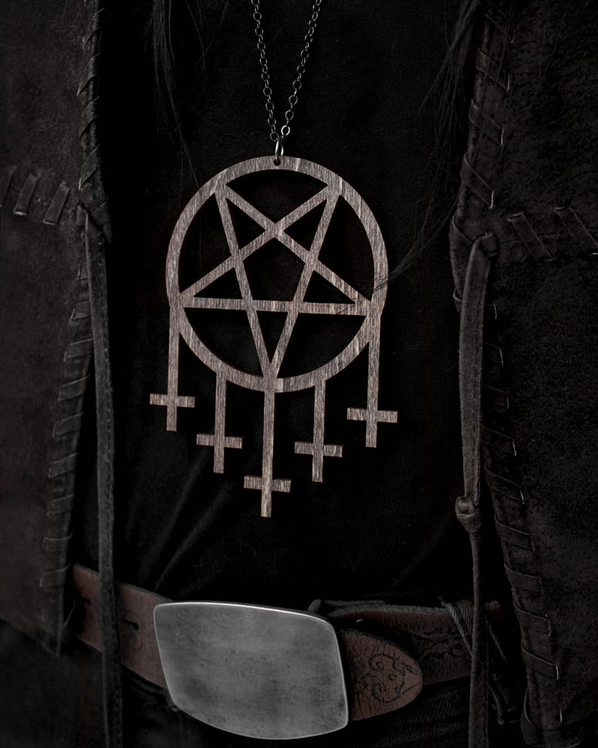 pentagra-cross-birch-wood-necklace-hellaholics