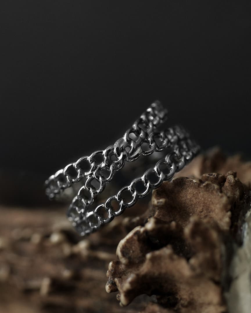 chains-of-love-stainless-steel-adjustable-ring-hellaholics-mood chains-of-love-stainless-steel-adjustable-ring-hellaholics-mood