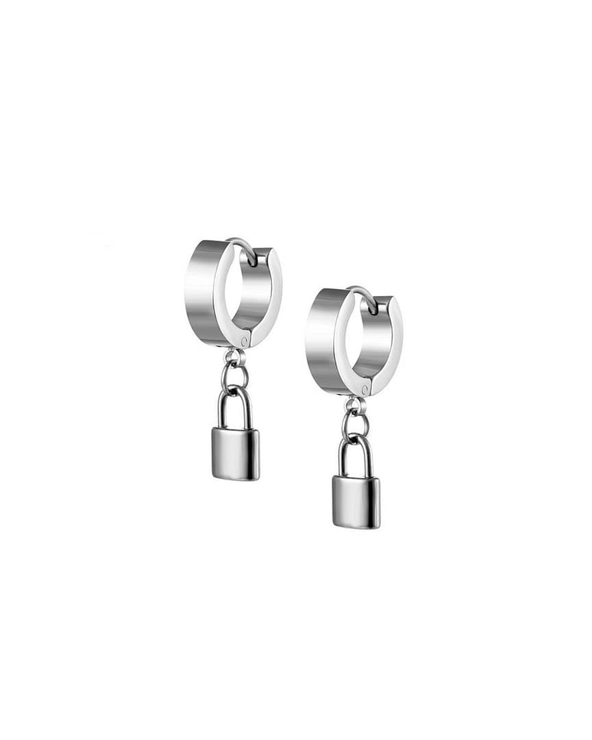 lock-me-in-your-heart-stainless-steel-hoop-lock-earrings-hellaholics lock-me-in-your-heart-stainless-steel-hoop-lock-earrings-hellaholics