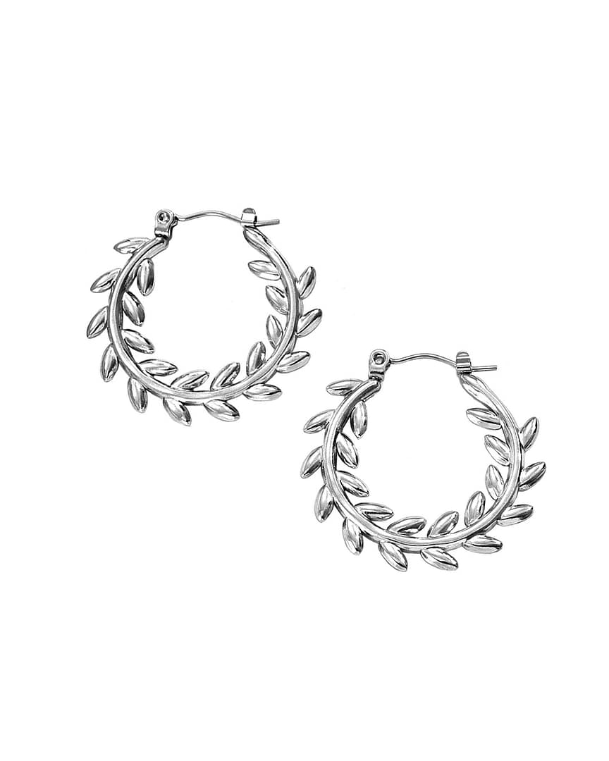 embla-stainless-steel-leaf-hoops embla-stainless-steel-leaf-hoops