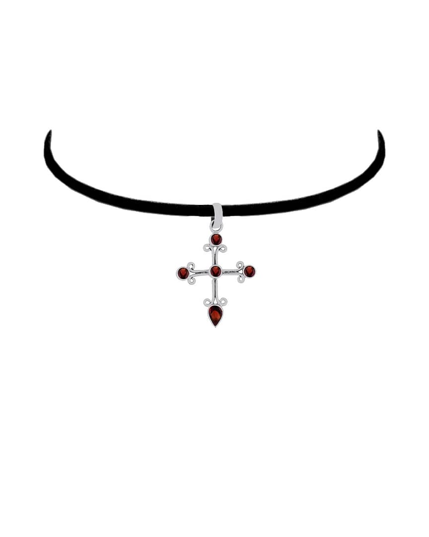 giselle-garnet-gothic-cross-necklace-choker-hellaholics (1)