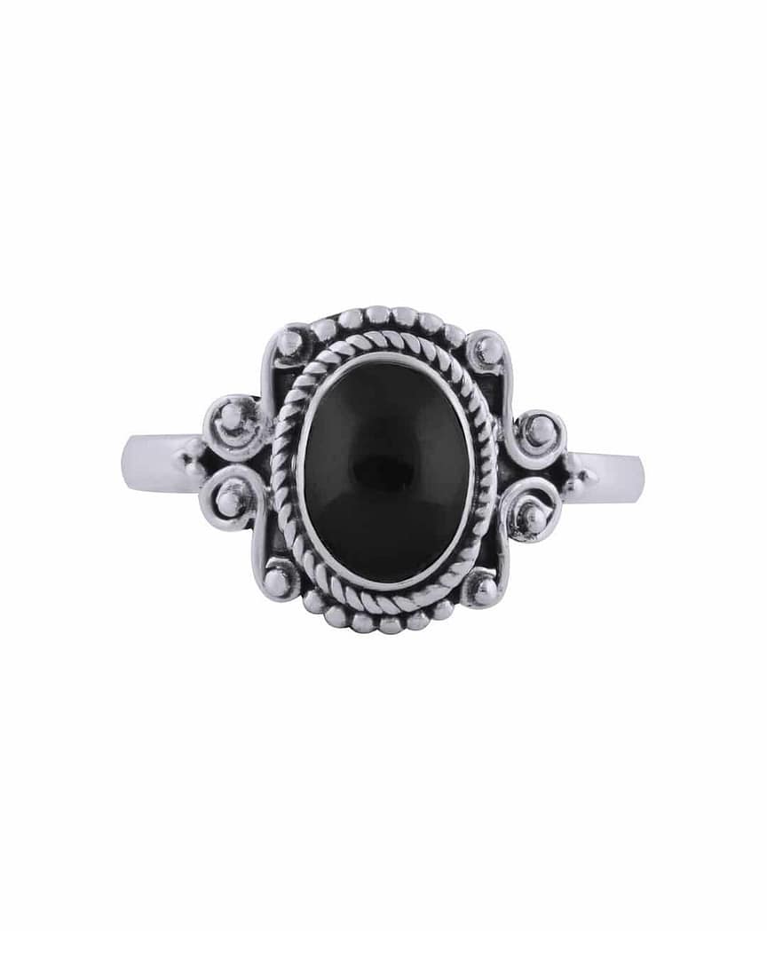 aditi-black-onyx-ring-silver-front-hellahoilcs aditi-black-onyx-ring-silver-front-hellahoilcs