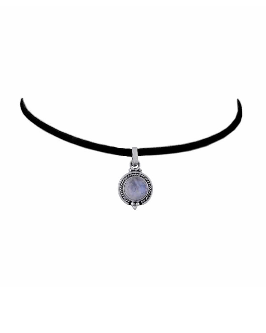 riya-moonstone-silver-choker-hellaholics riya-moonstone-silver-choker-hellaholics