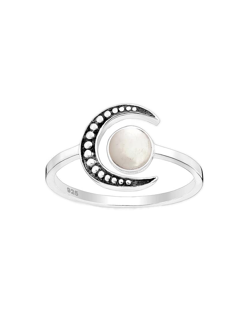 selene-shell-ring-with-moon-silver-front-hellaholics