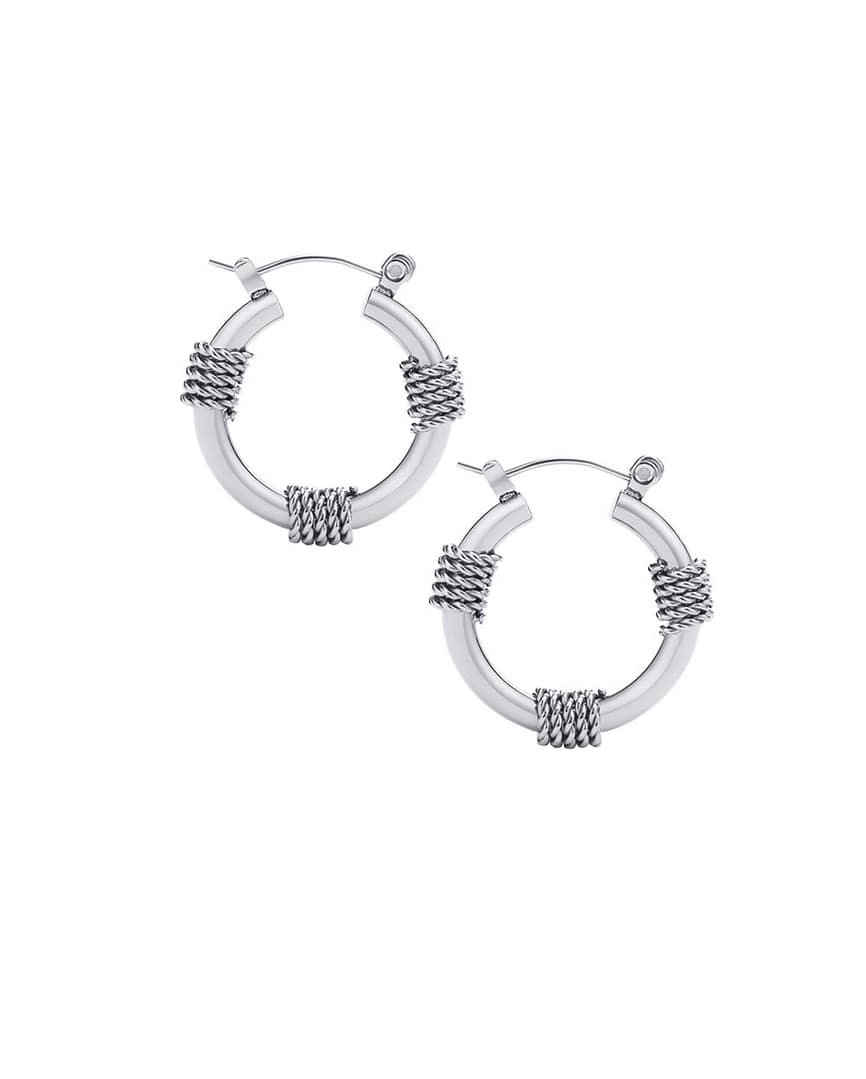 saira-stainless-steel-hoop-earrings-hellaholics-front saira-stainless-steel-hoop-earrings-hellaholics-front