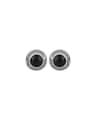 raina-round-onyx-silver-stud-earrings-hellaholics-front