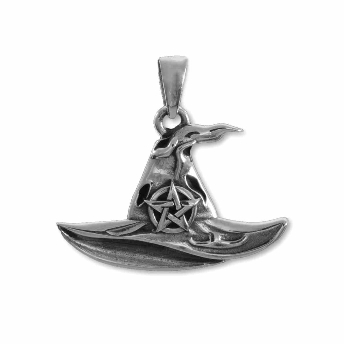 2pcs Stainless Steel Witch Hat Charm, Witch Hat Pendant, Cap Charm, Halloween Charms, Witchy Charms, Celestial Charms Witch Jewelry STL-3356